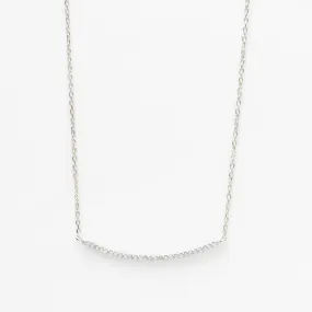 Diamond Pave Bar Necklace