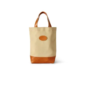 Double Wine Bottle Tote Tan