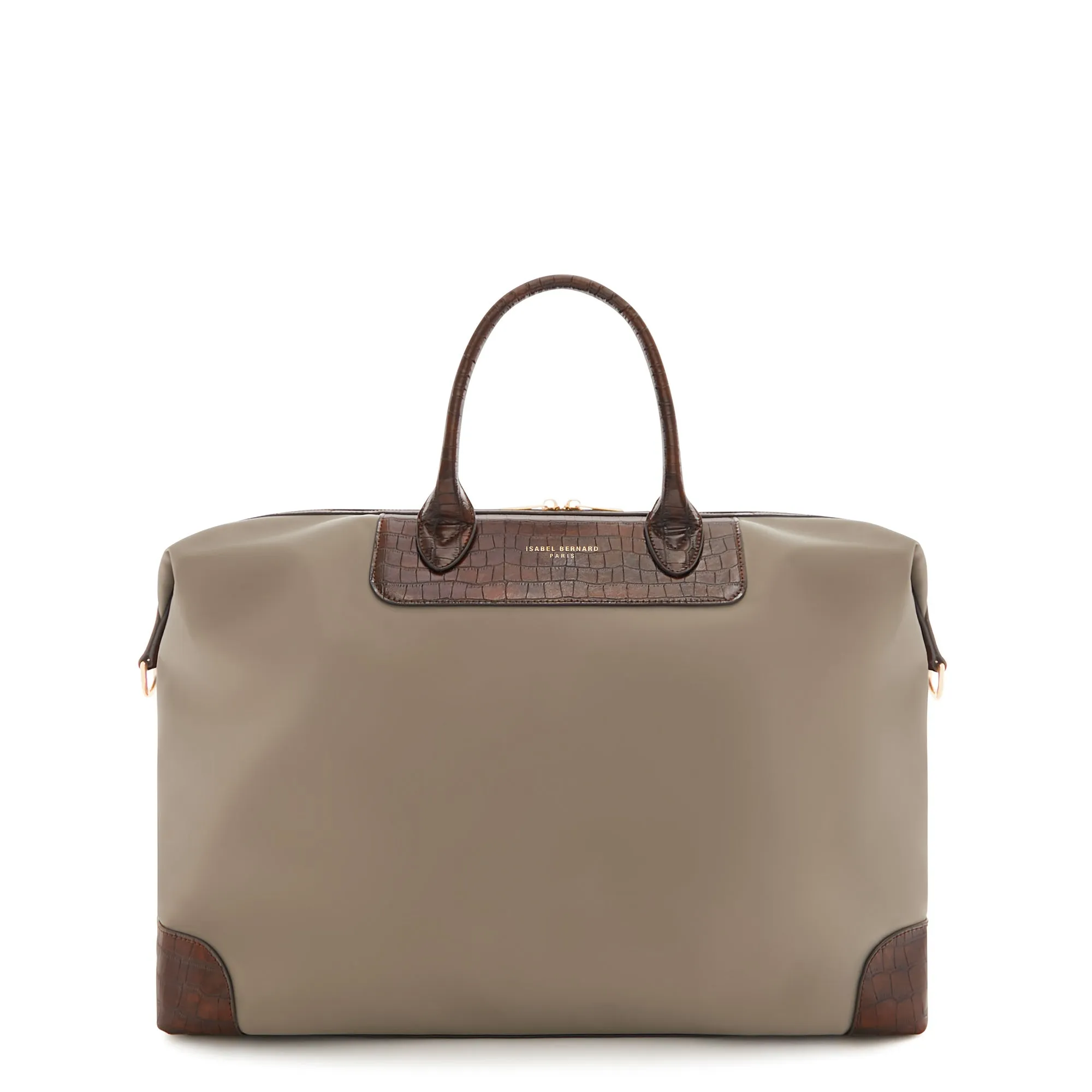 Du Louvre Celie taupe weekend bag small