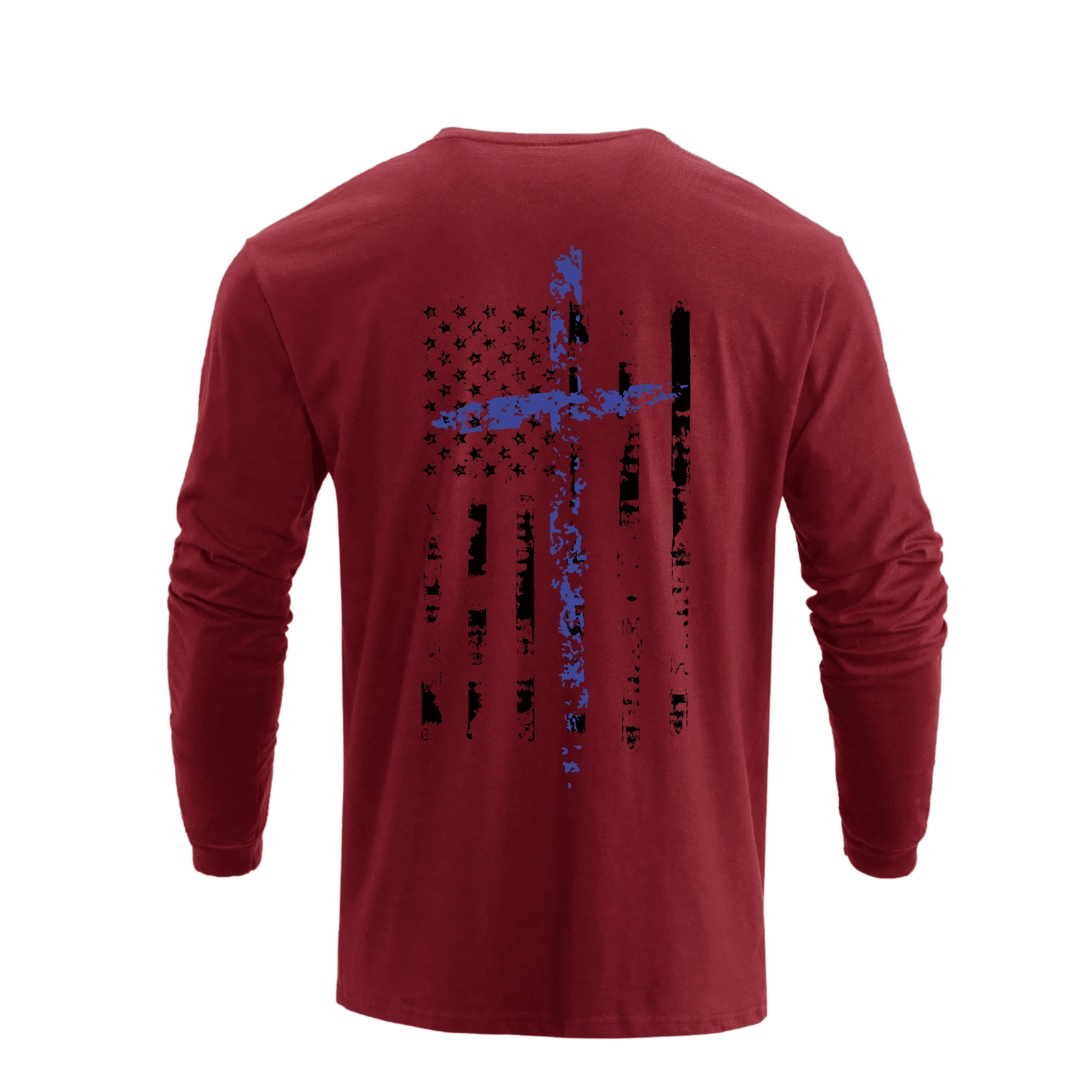 FLAG SKULL LONG SLEEVE -2 PACKS