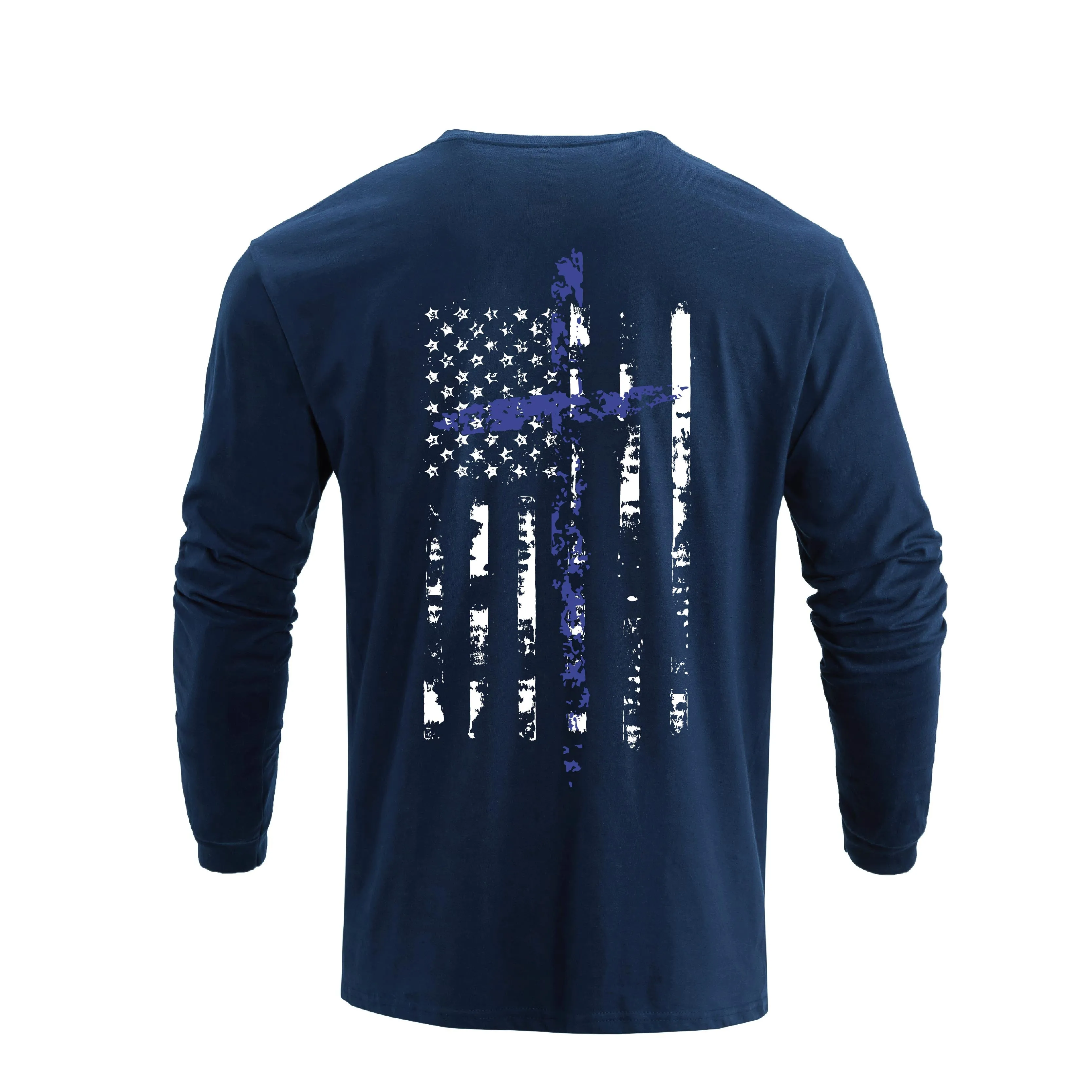 FLAG SKULL LONG SLEEVE -2 PACKS