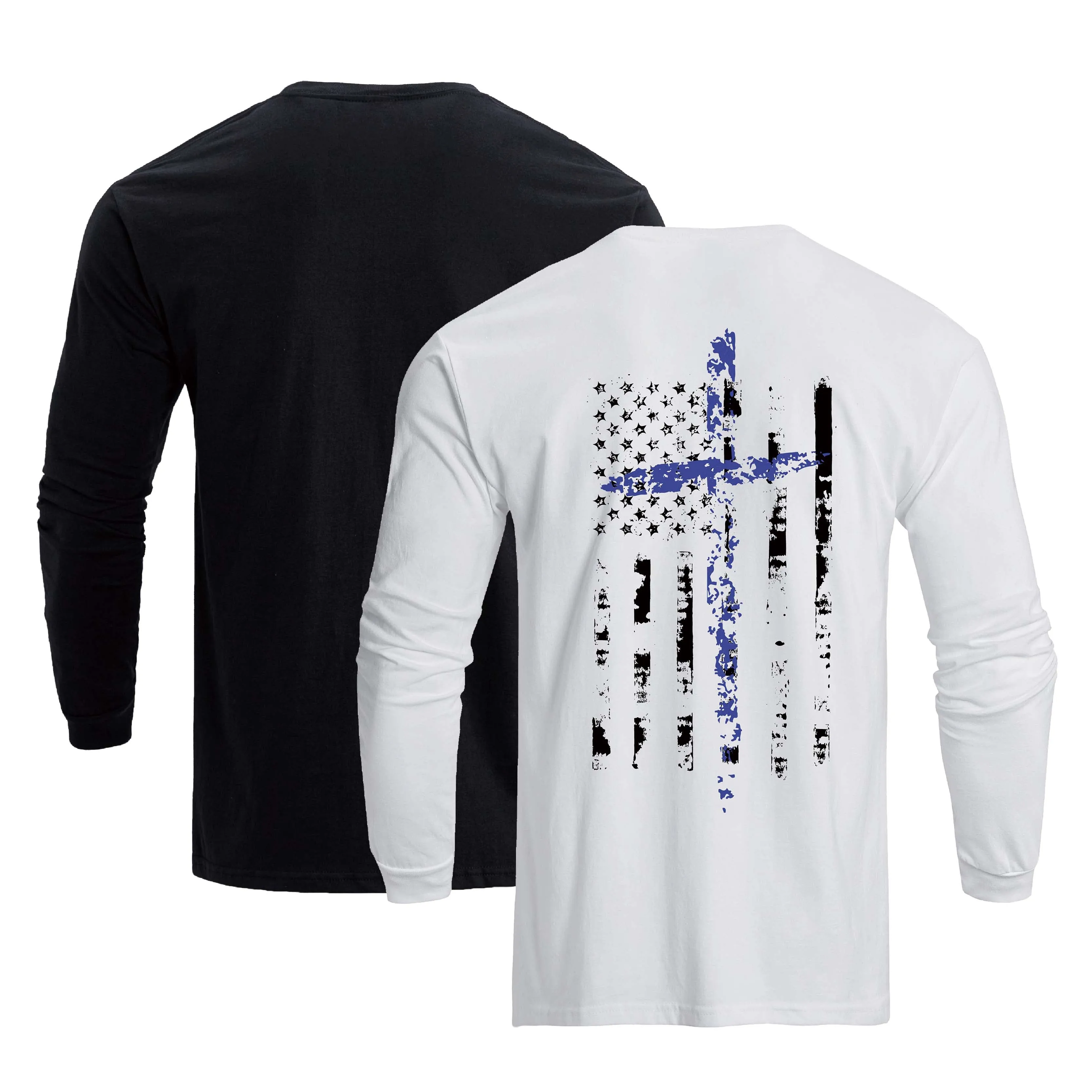 FLAG SKULL LONG SLEEVE -2 PACKS