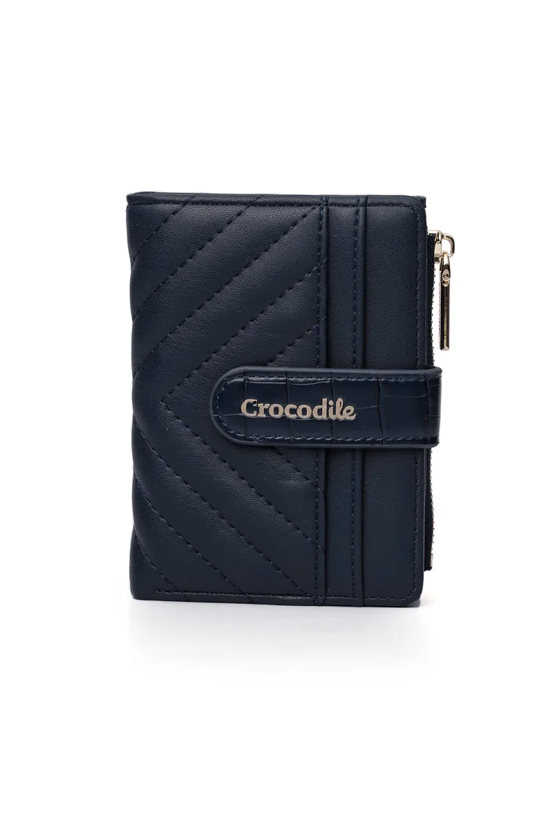 Freya- Bi-fold Small Wallet-Navy