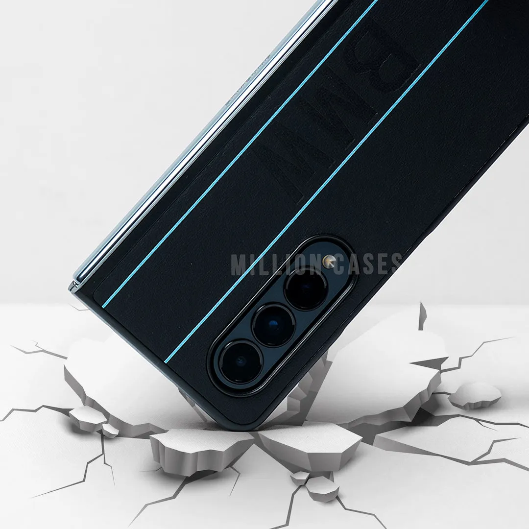 Galaxy Z Fold Series Luxurious Logo Stripe Case