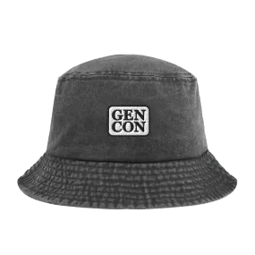 Gen Con Black Faded Bucket Hat