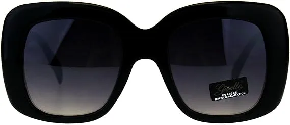 Giselle Sunglasses Oversized Thick Square Fashion UV 400