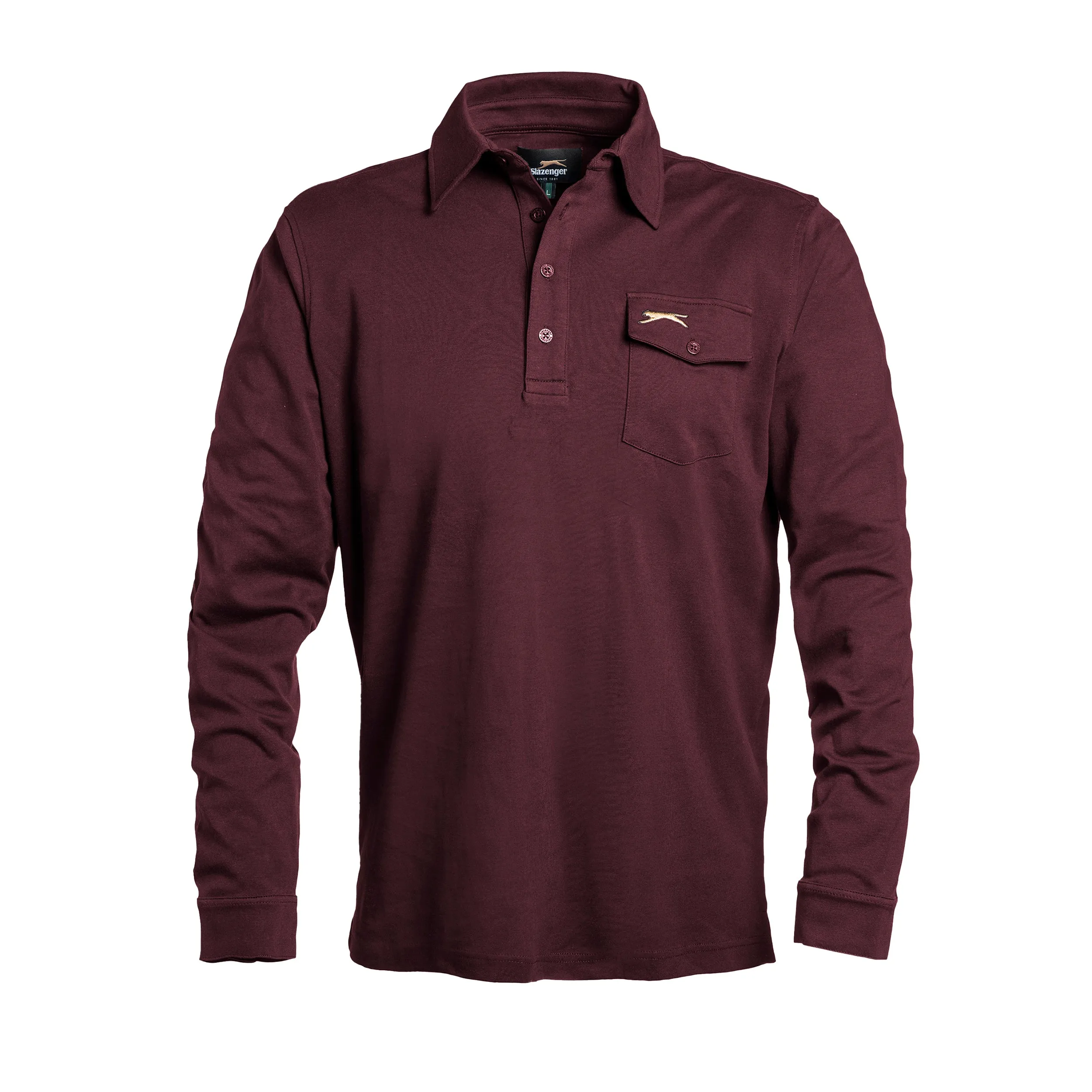 HUTTON LONG SLEEVE - JAVIER BURGUNDY