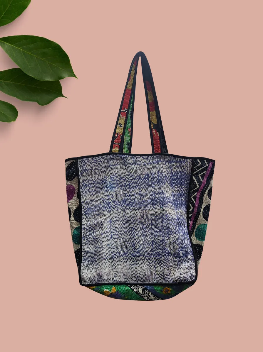 kantha vintage tote