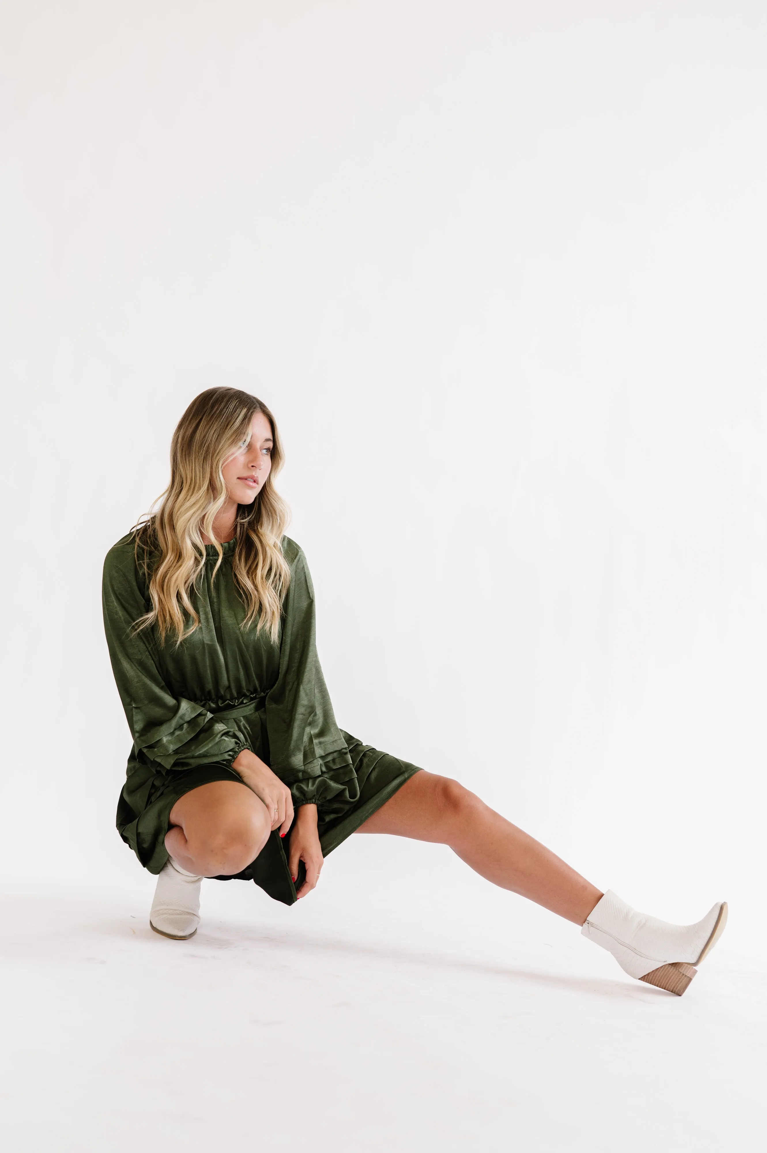 Keslie Dress in Olive