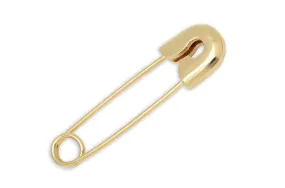 Kids 14kt Gold Solid Safety Pin