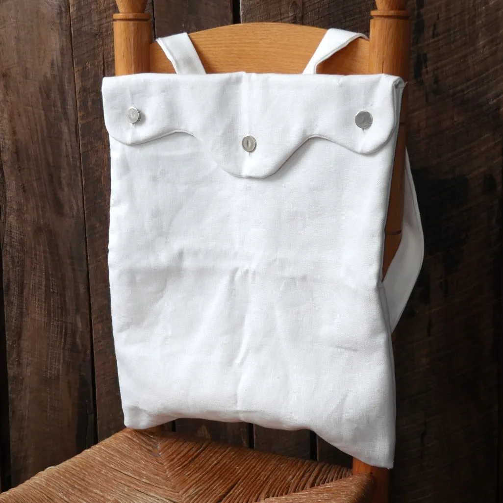 Linen Knapsack Lined