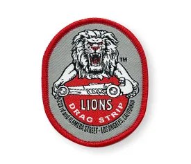 Lions Oval Logo Iron On Patch