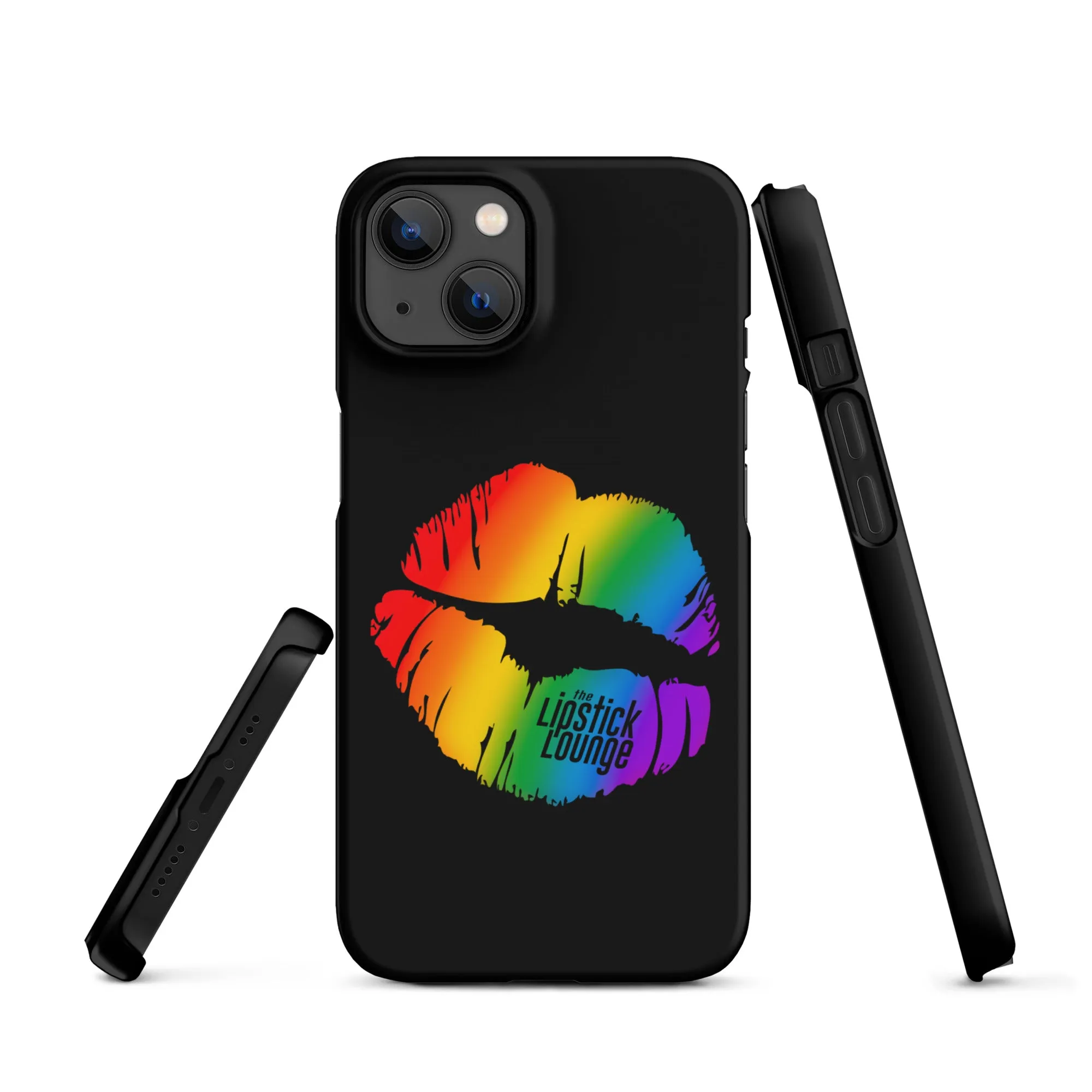 Lipstick Lounge Rainbow Logo Phone Case for iPhone