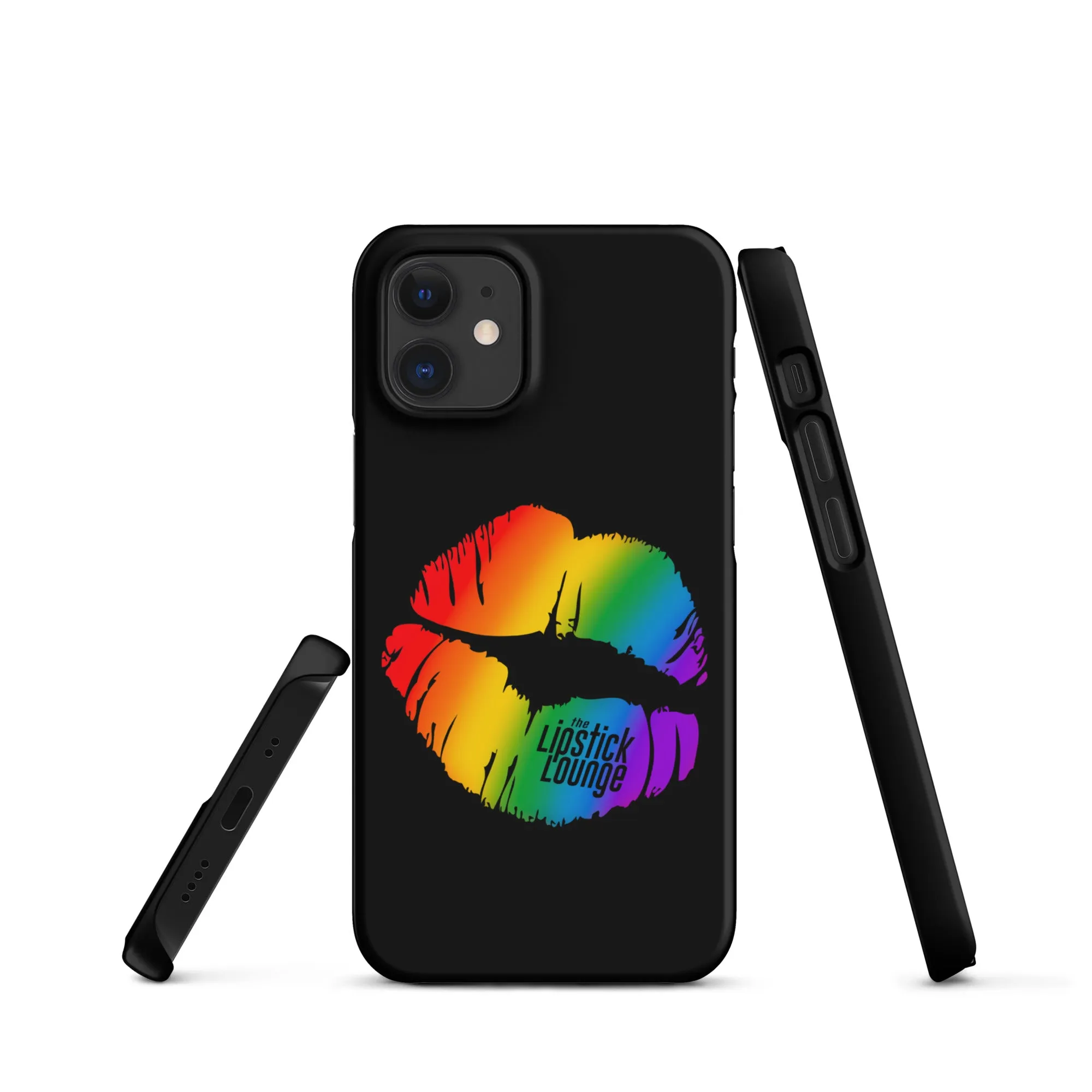 Lipstick Lounge Rainbow Logo Phone Case for iPhone