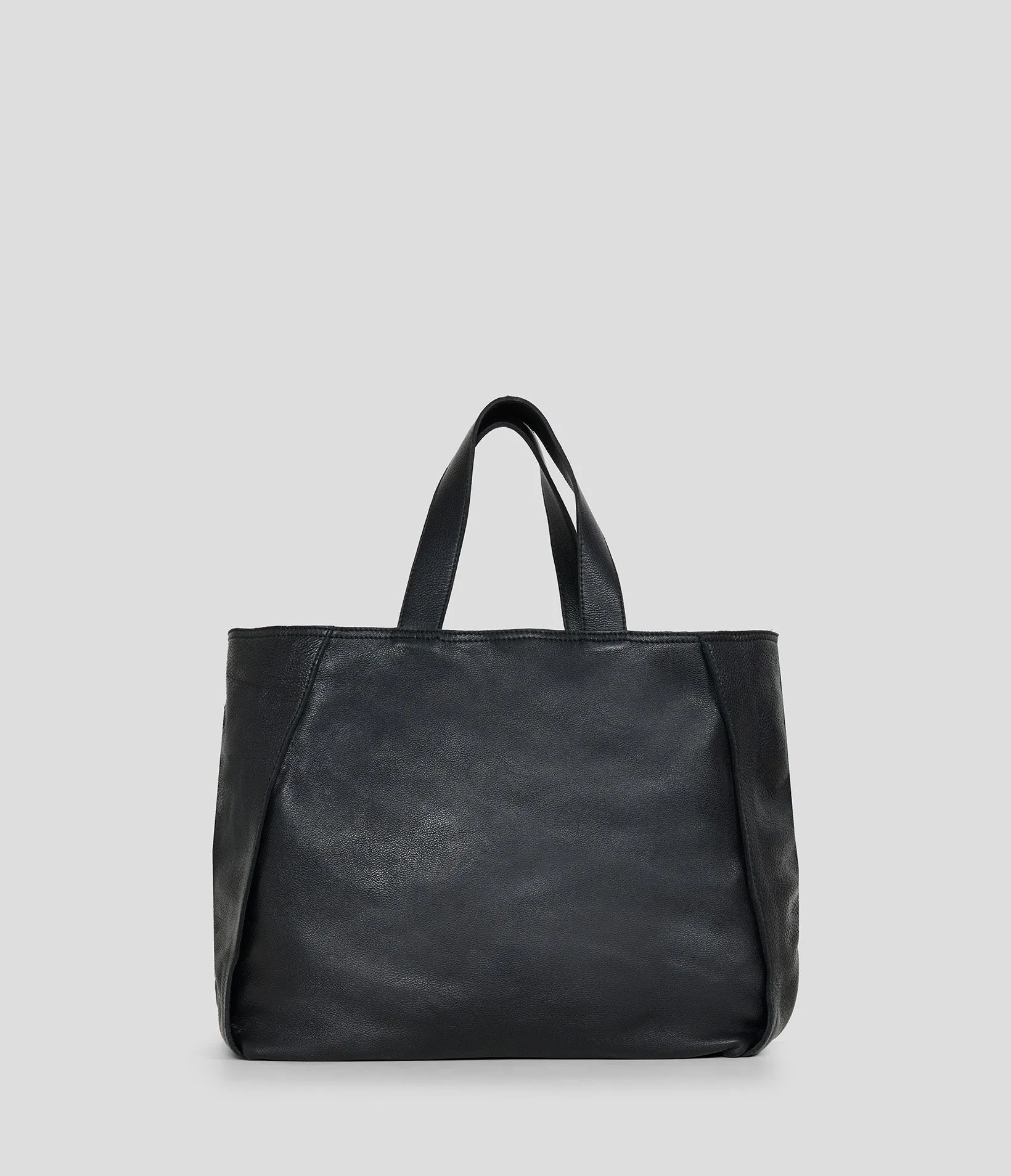 Maribel Leather Tote Bag With Removable Pouch