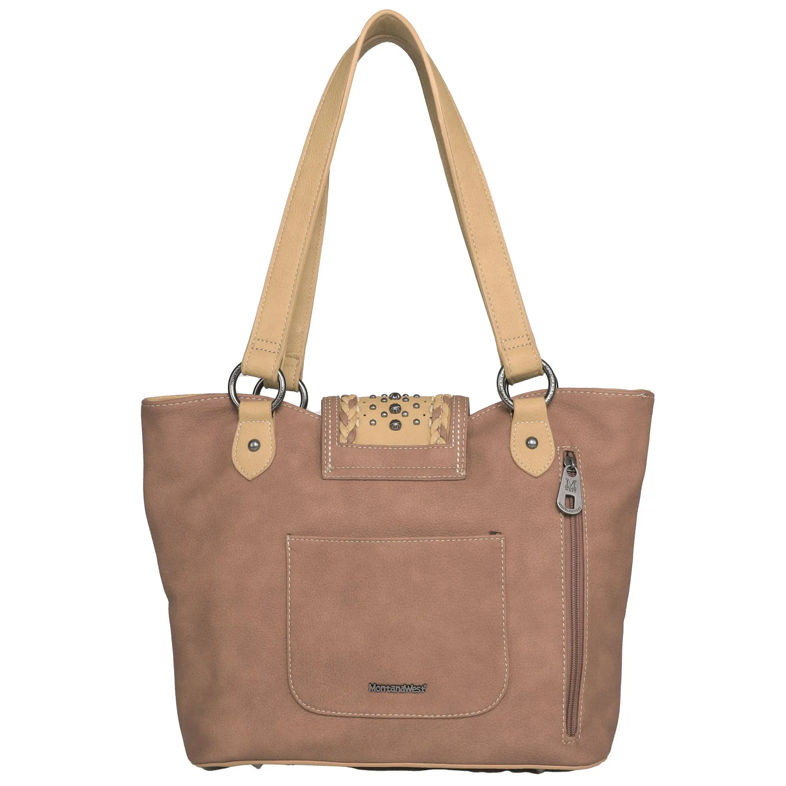 MW1107G-8317 Montana West Concho Collection Concealed Carry Tote