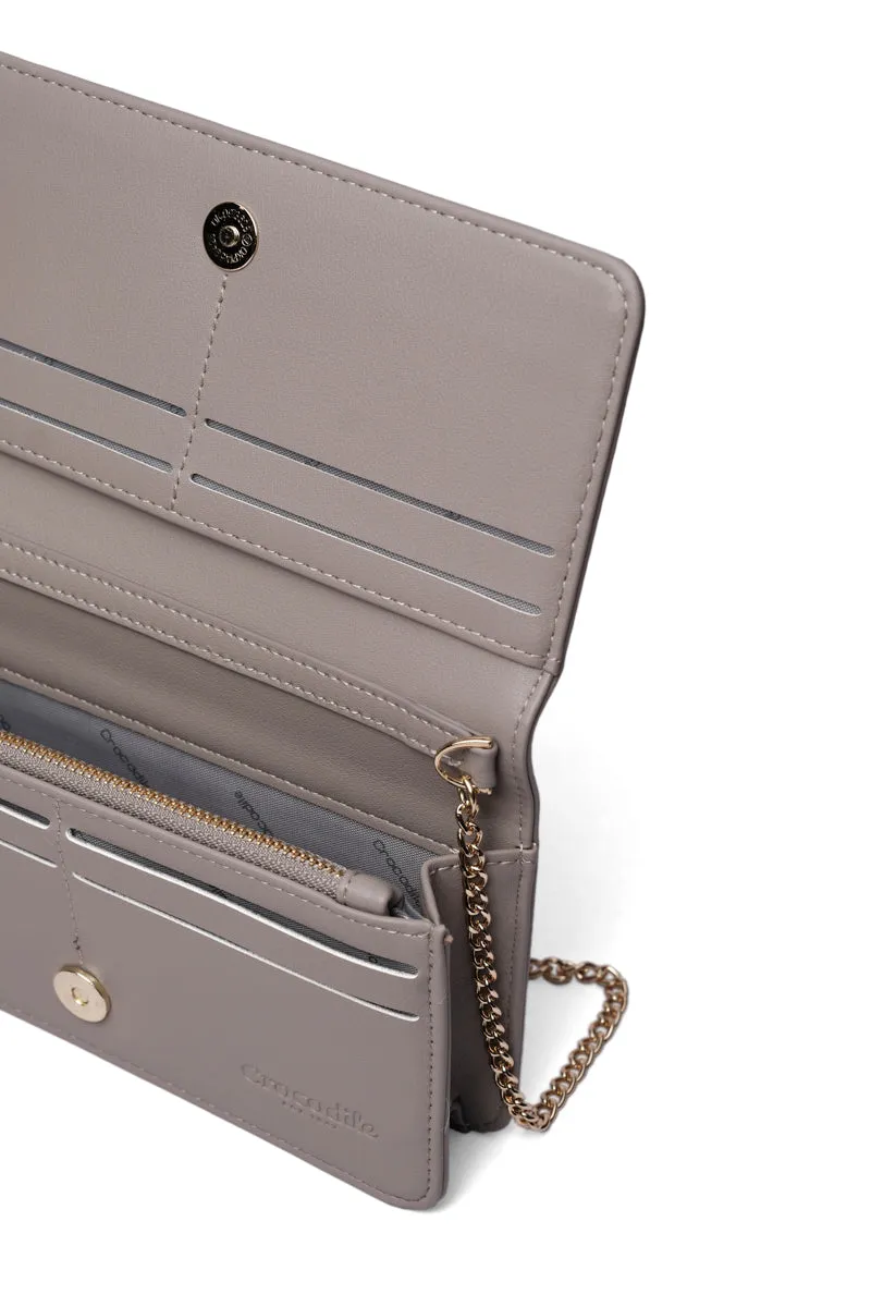 Nova- Bi-fold Long Wallet-Grey