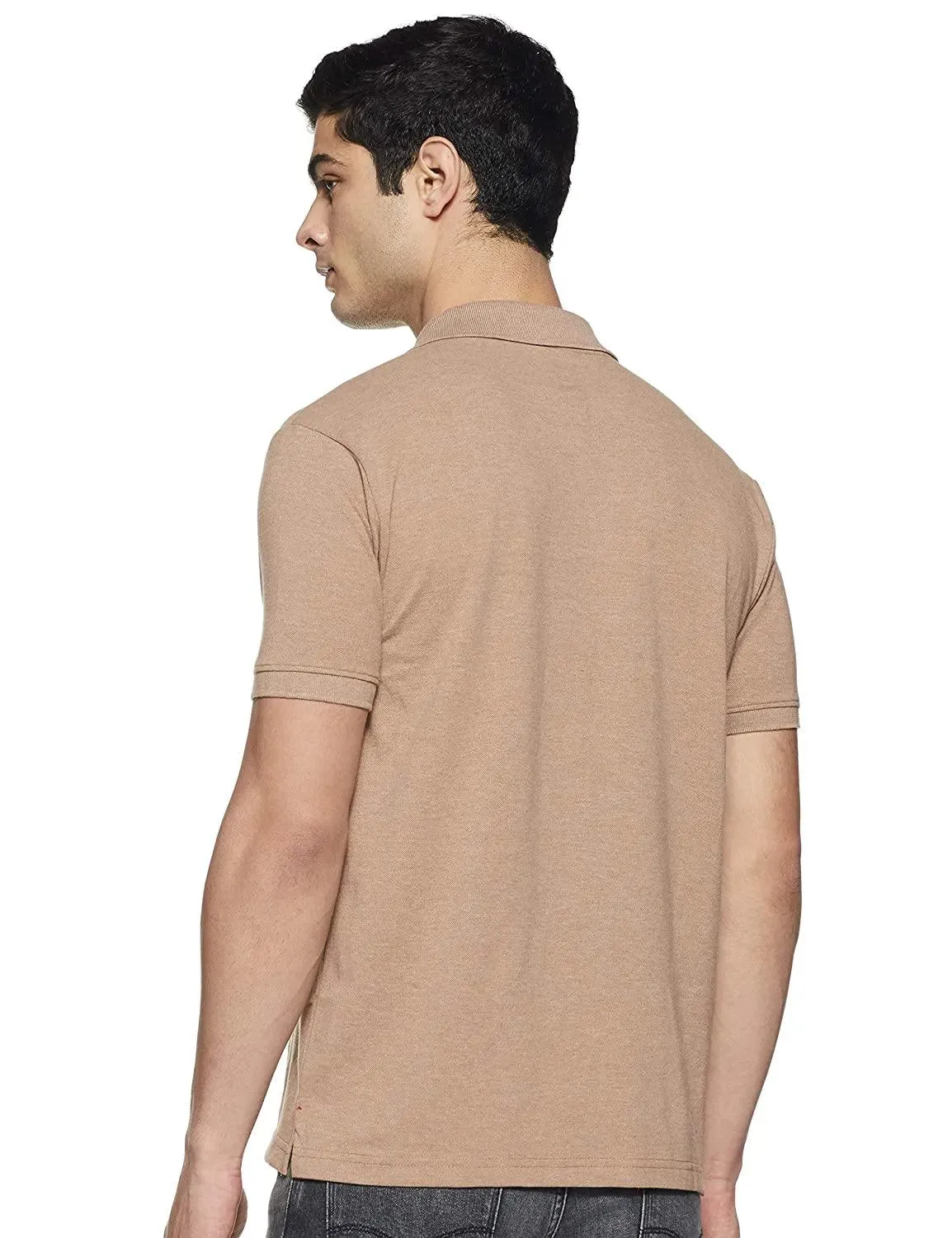 ONN Men's Cotton Polo T-Shirt (Pack of 2) in Solid Camel-Coffee colours