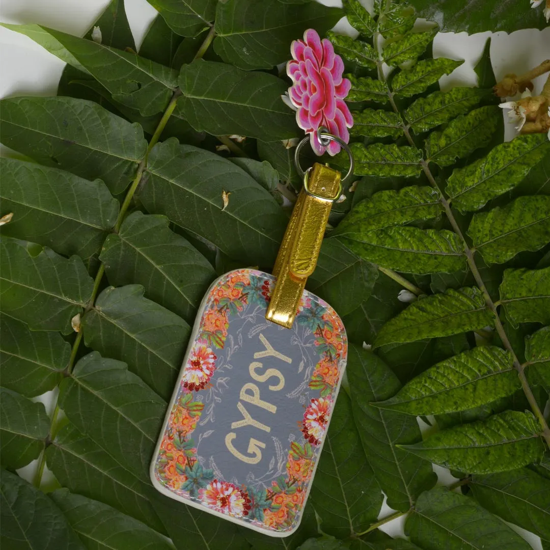 PAPAYA! LUGGAGE TAG IN GYPSY PEACH