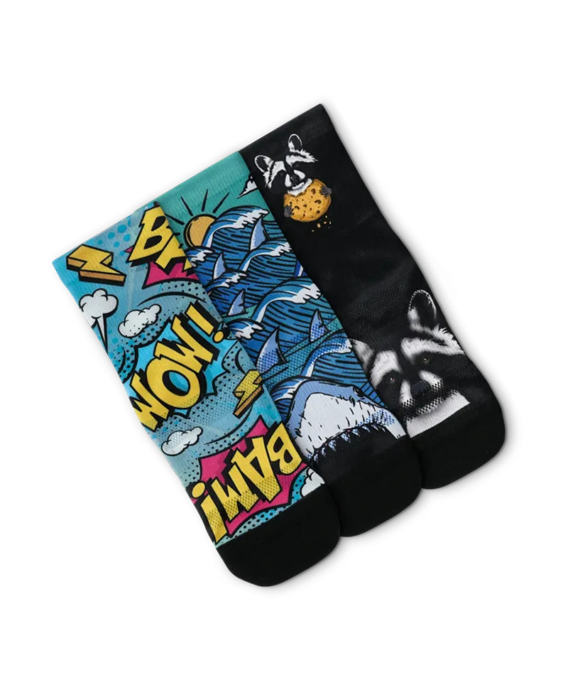 Radical Youth Crew Socks 3-Pack