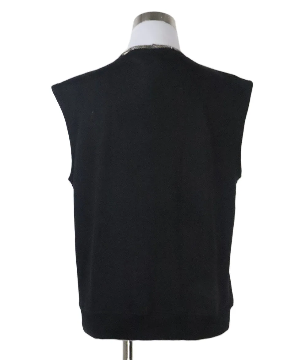 Saint Laurent Black Top w/ Metal Detail sz 4