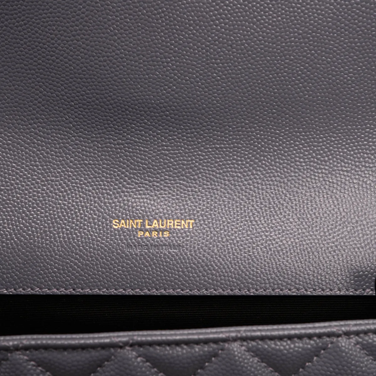 Saint Laurent Purple Mix Matelasse Envelope Flap Pouch