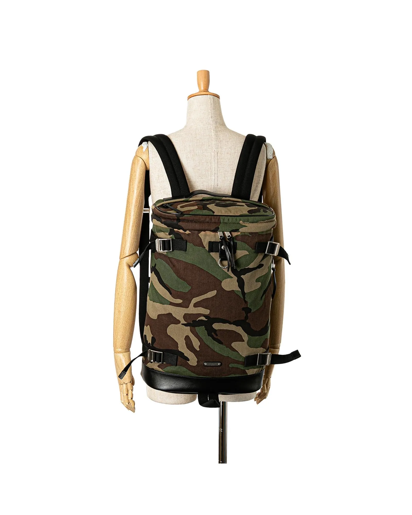 Saint Laurent Rive Gauche Backpack Camouflage