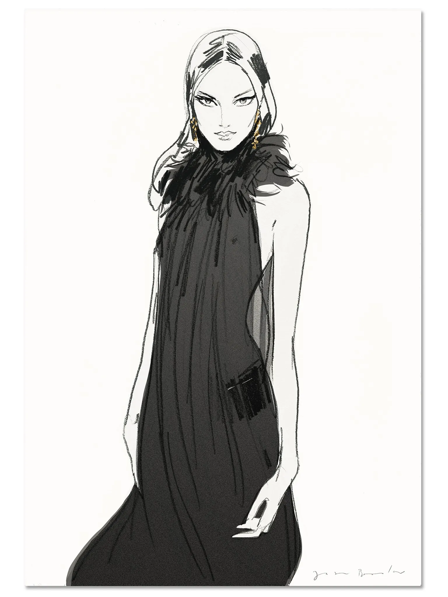 Saint Laurent Sheer Dress