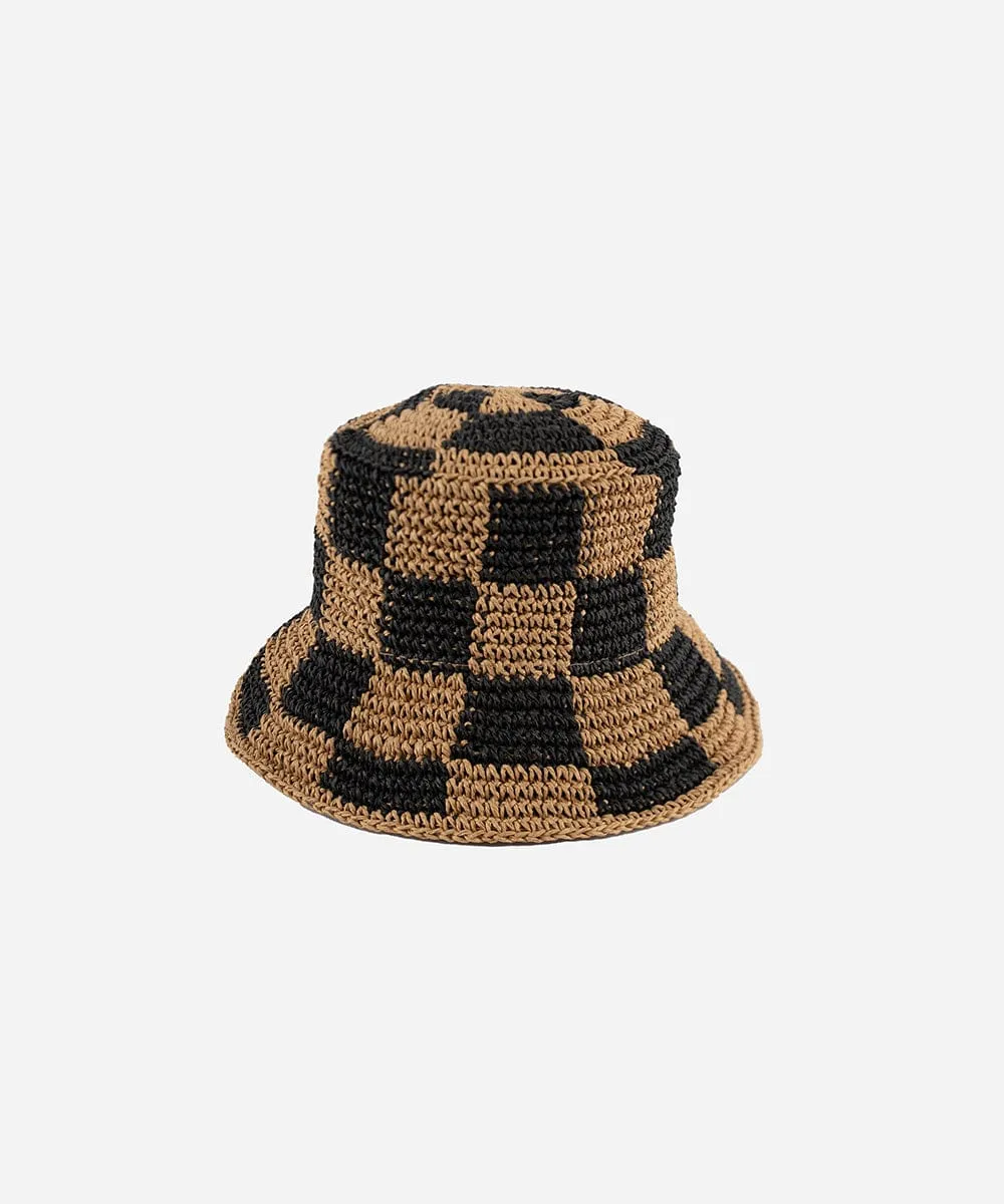 Sal Crochet Packable Bucket Hat