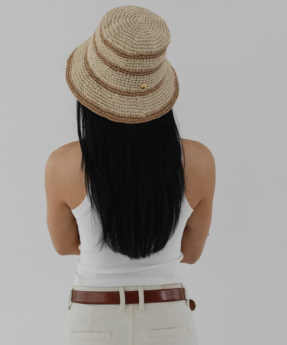 Sal Crochet Packable Bucket Hat