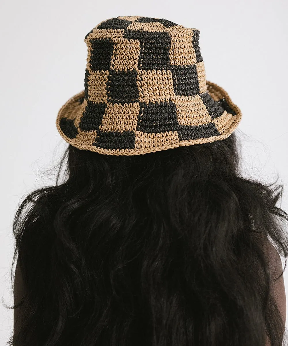 Sal Crochet Packable Bucket Hat