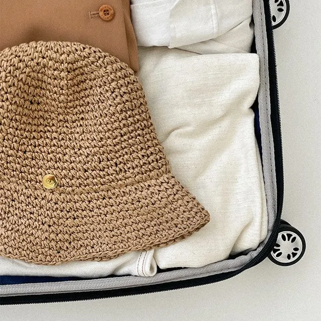 Sal Crochet Packable Bucket Hat