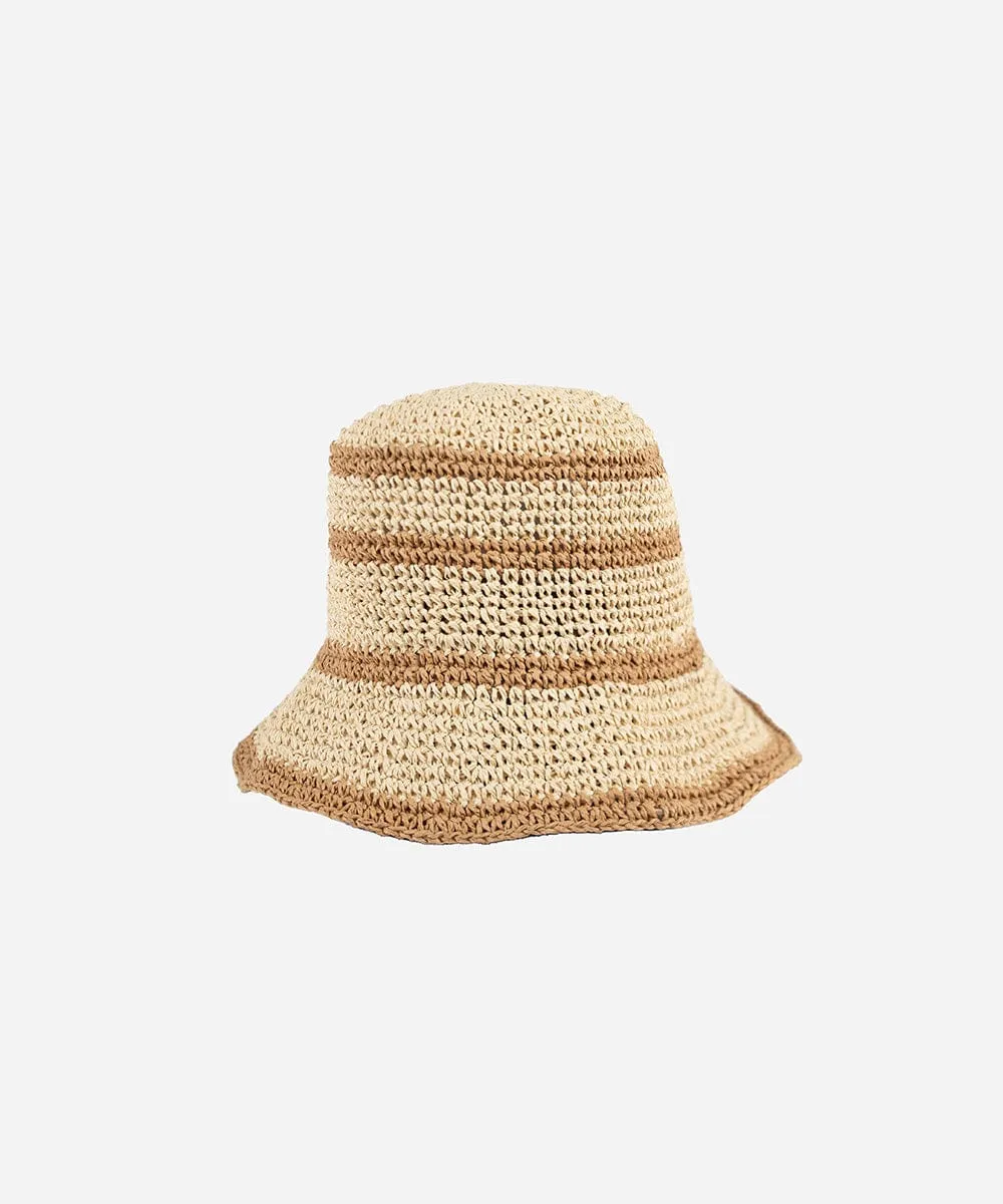 Sal Crochet Packable Bucket Hat