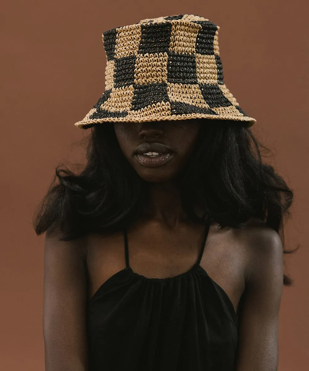 Sal Crochet Packable Bucket Hat