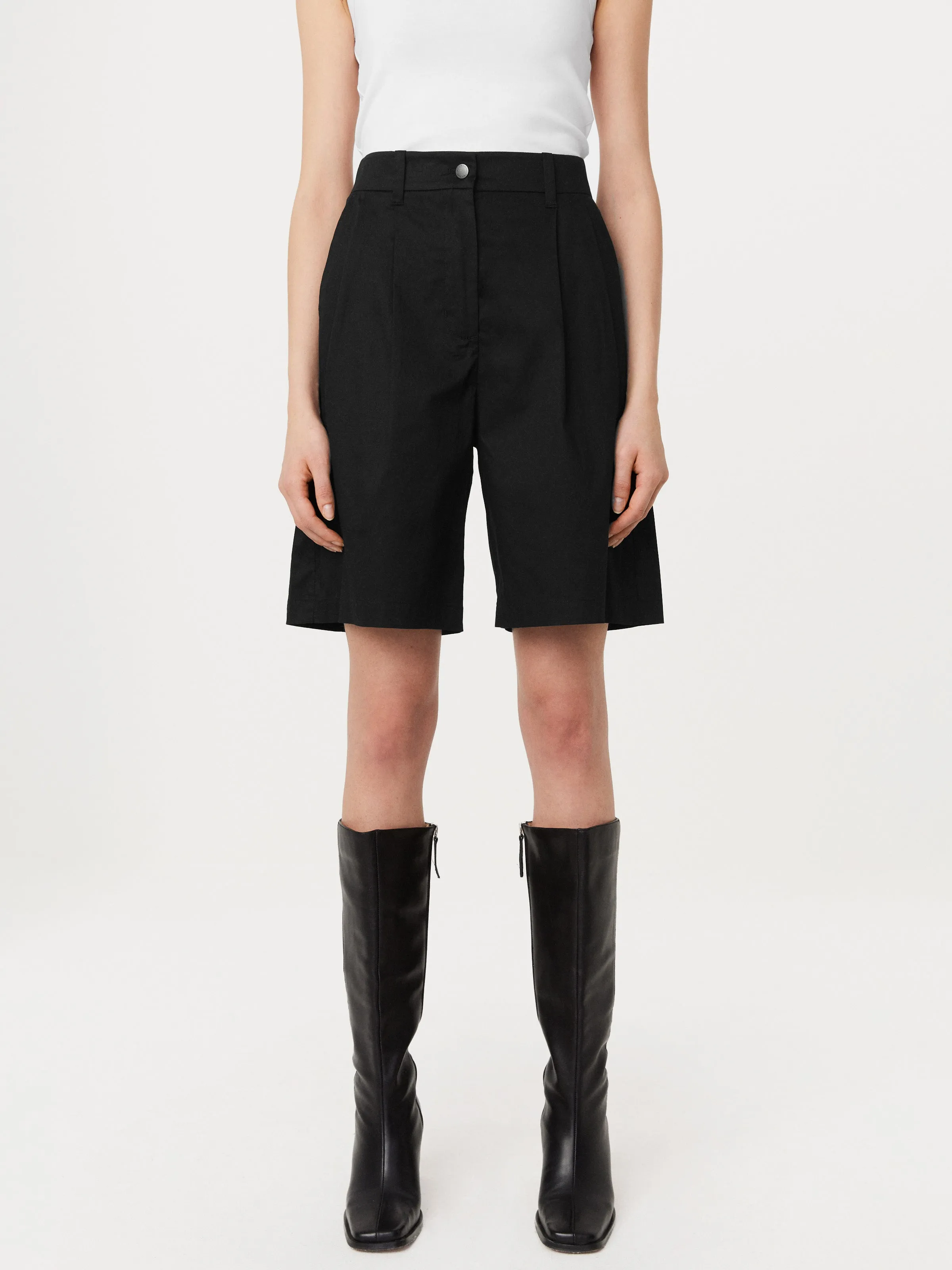 The Celine Bermuda Short in Black