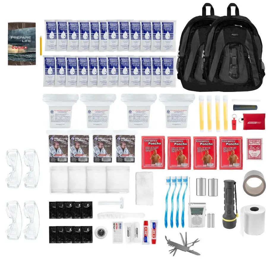 The Essentials Complete 72-Hour Kit - 4 Person