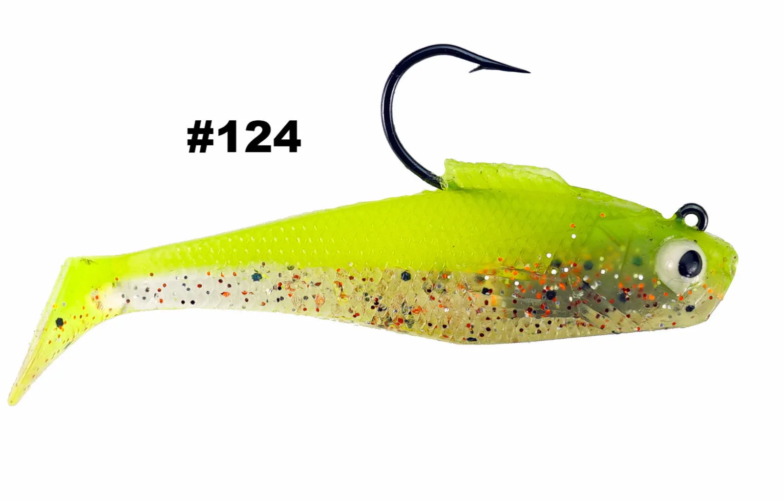 The Usual Suspects 3" & 4" Swagger Tail Shad