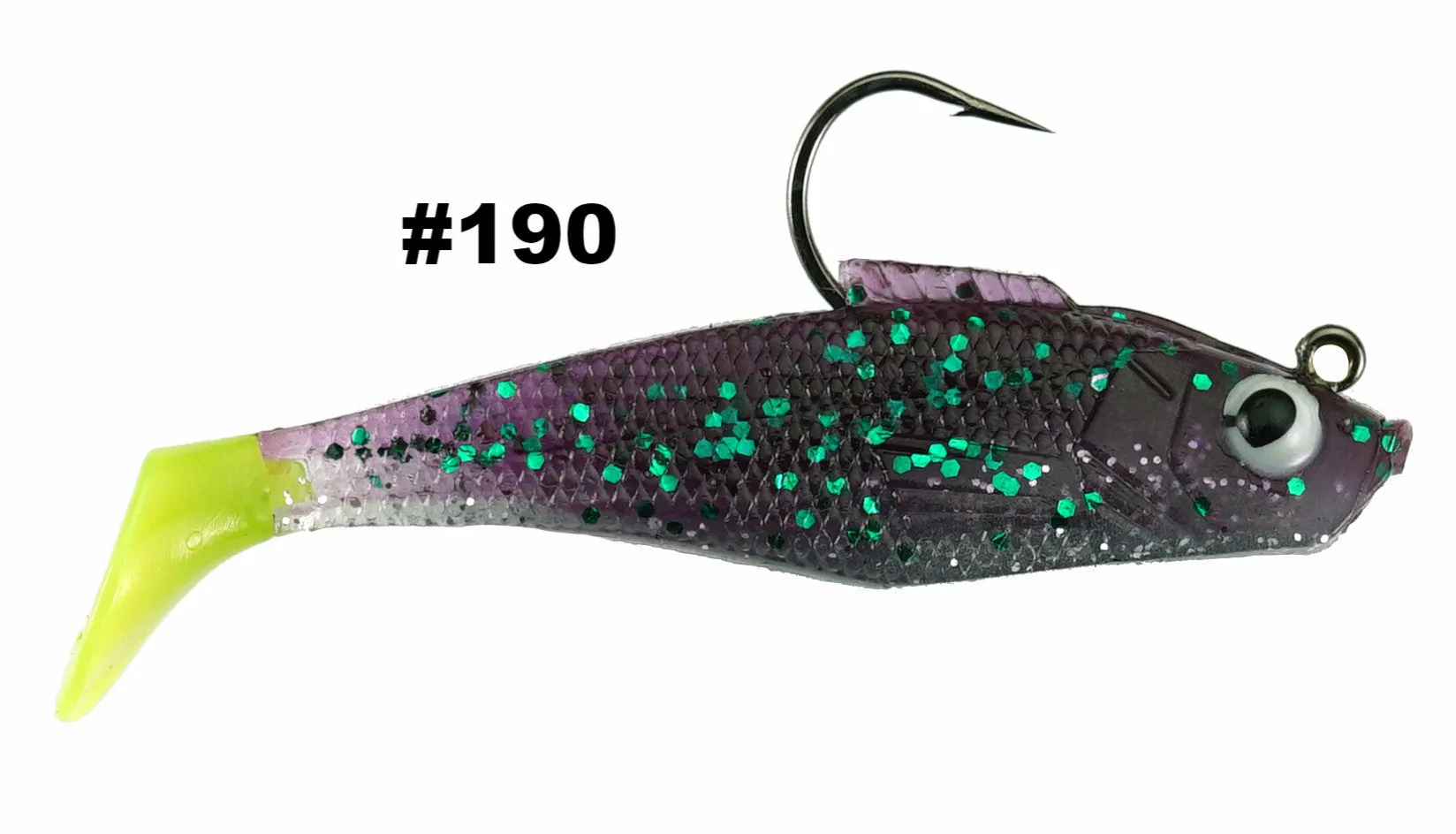 The Usual Suspects 3" & 4" Swagger Tail Shad