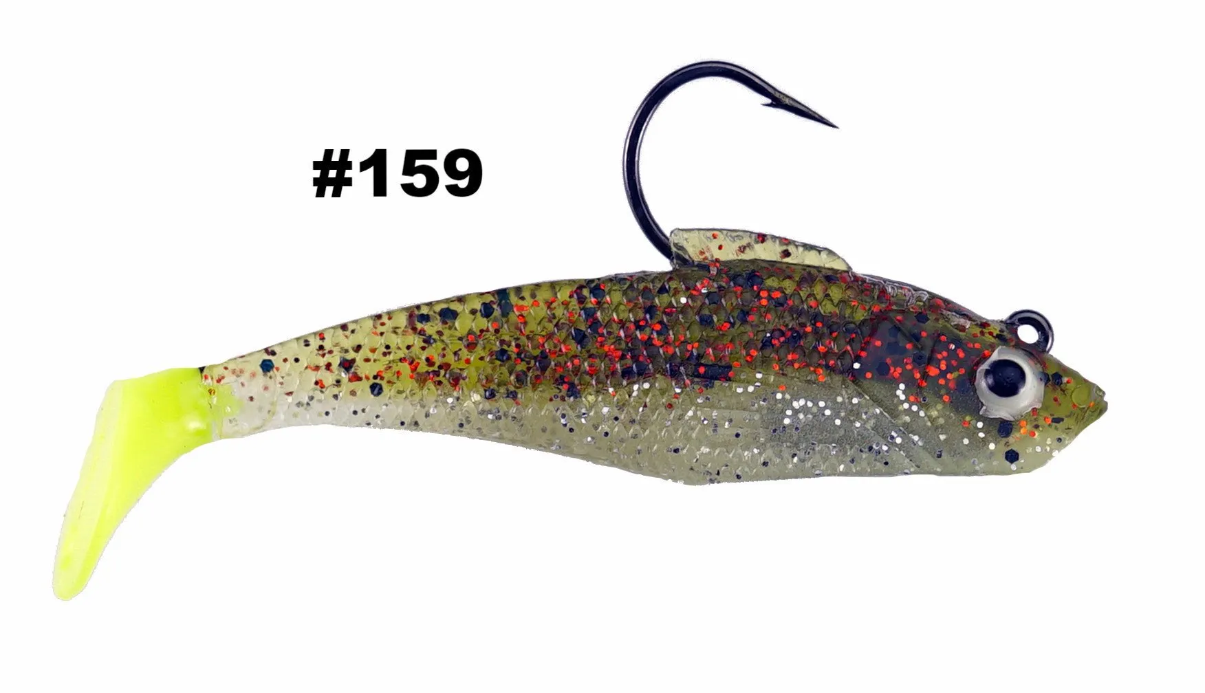 The Usual Suspects 3" & 4" Swagger Tail Shad