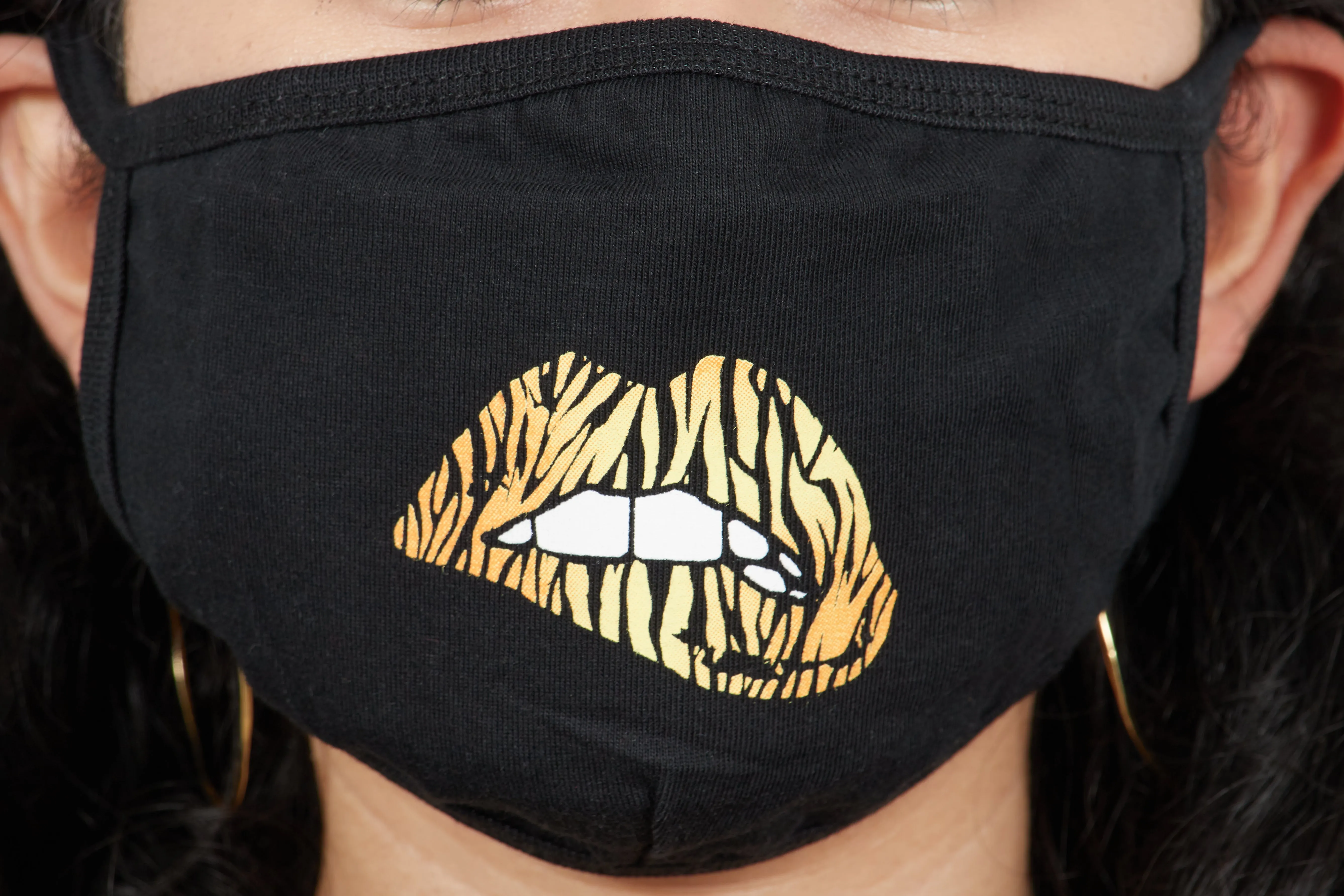 Tiger Lips Face Mask