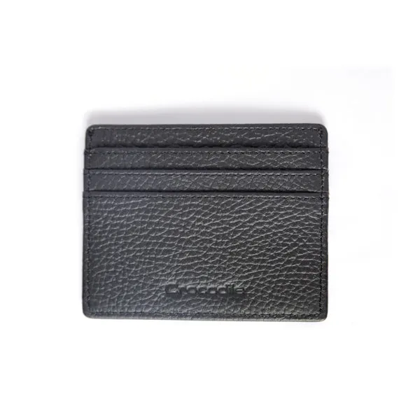 Timeless Emblem Card Holder-Black