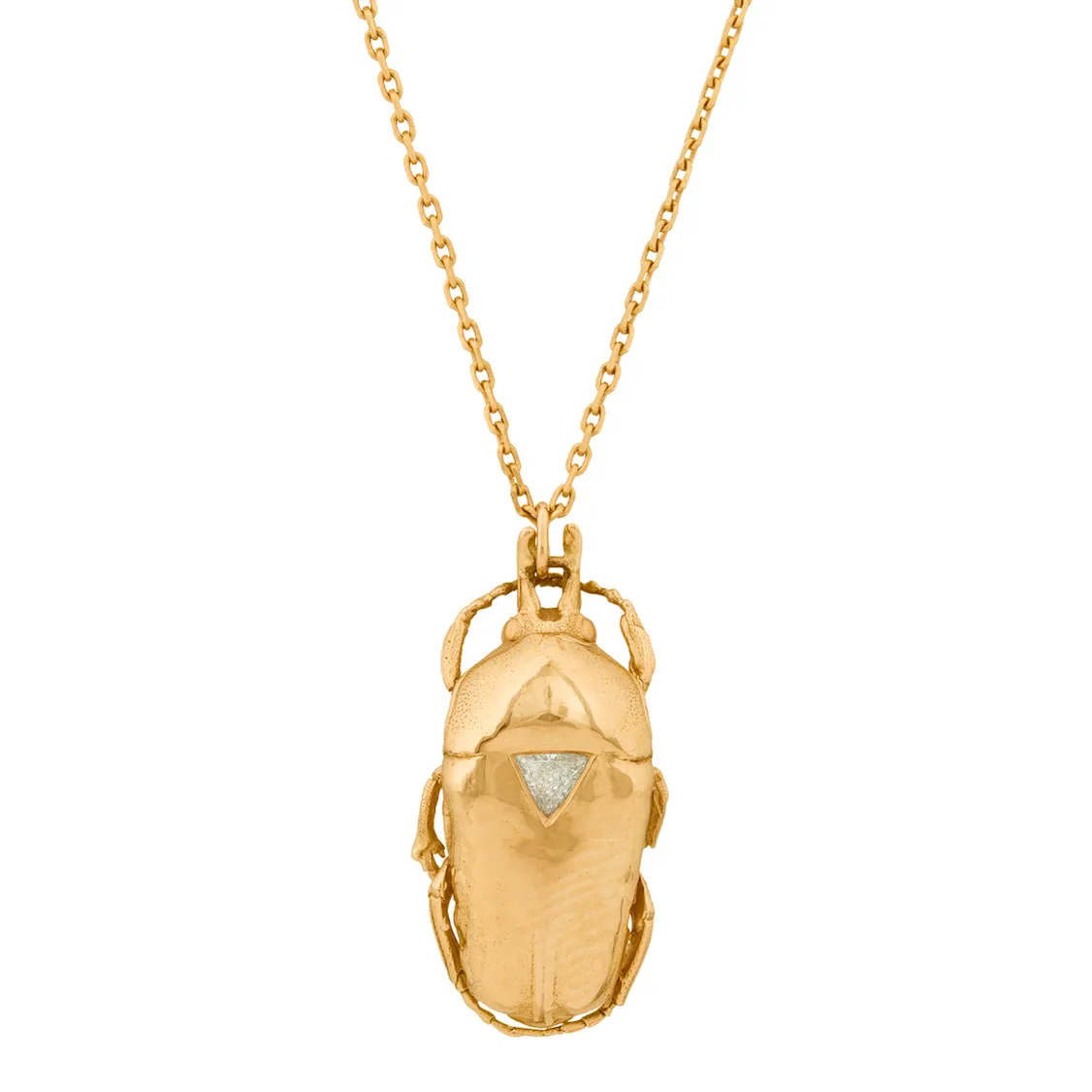 TRILLION DIAMOND KING SCARAB NECKLACE