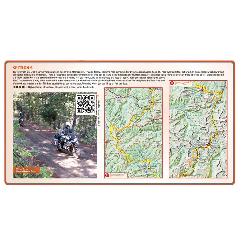 Utah Backcountry Discovery Route Map