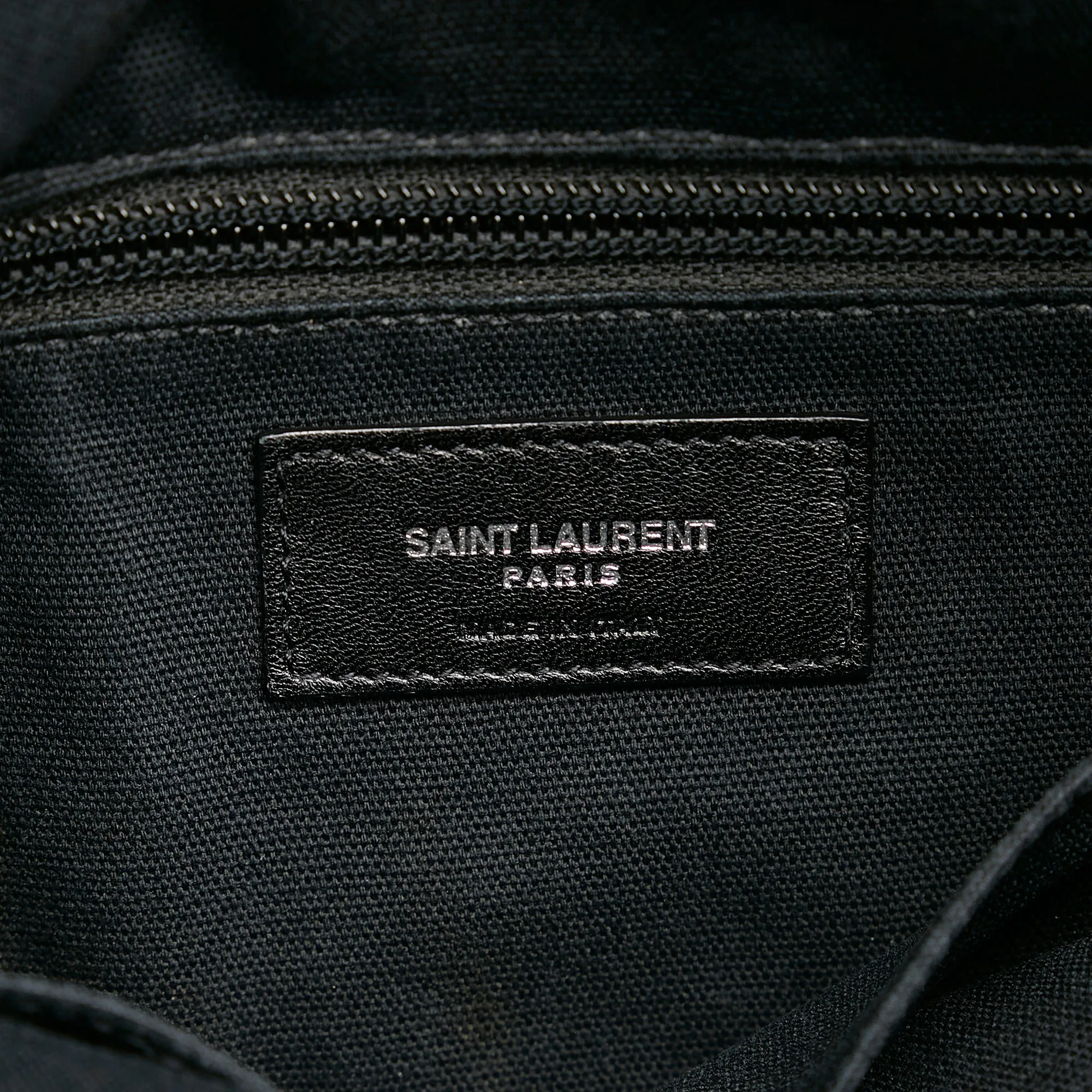 Yves Saint Laurent ID Flat Messenger Black