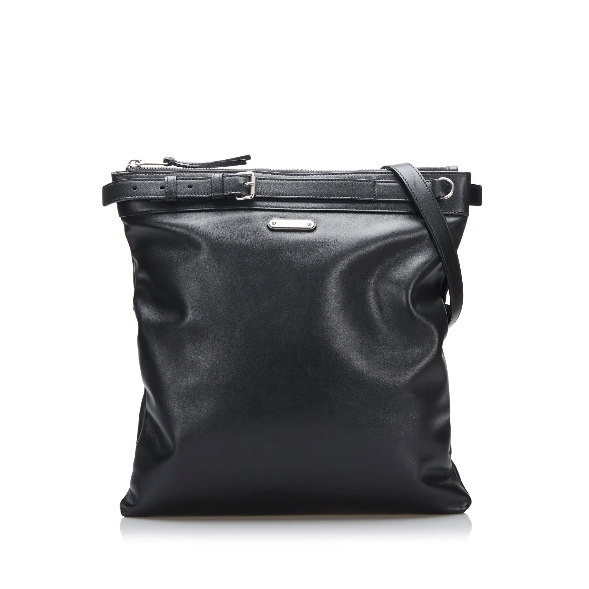 Yves Saint Laurent ID Flat Messenger Black