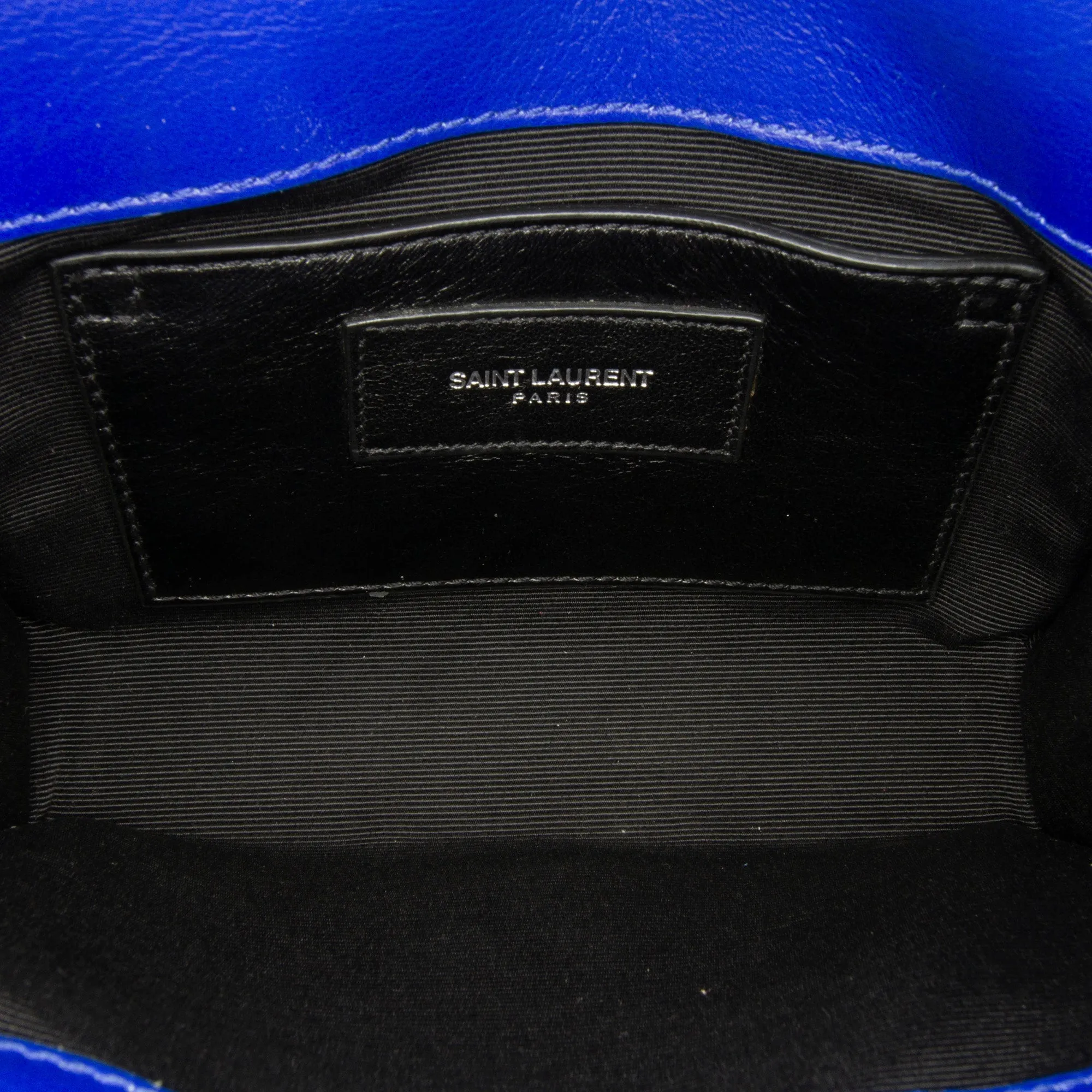 Yves Saint Laurent Kate Small Blue Calfskin