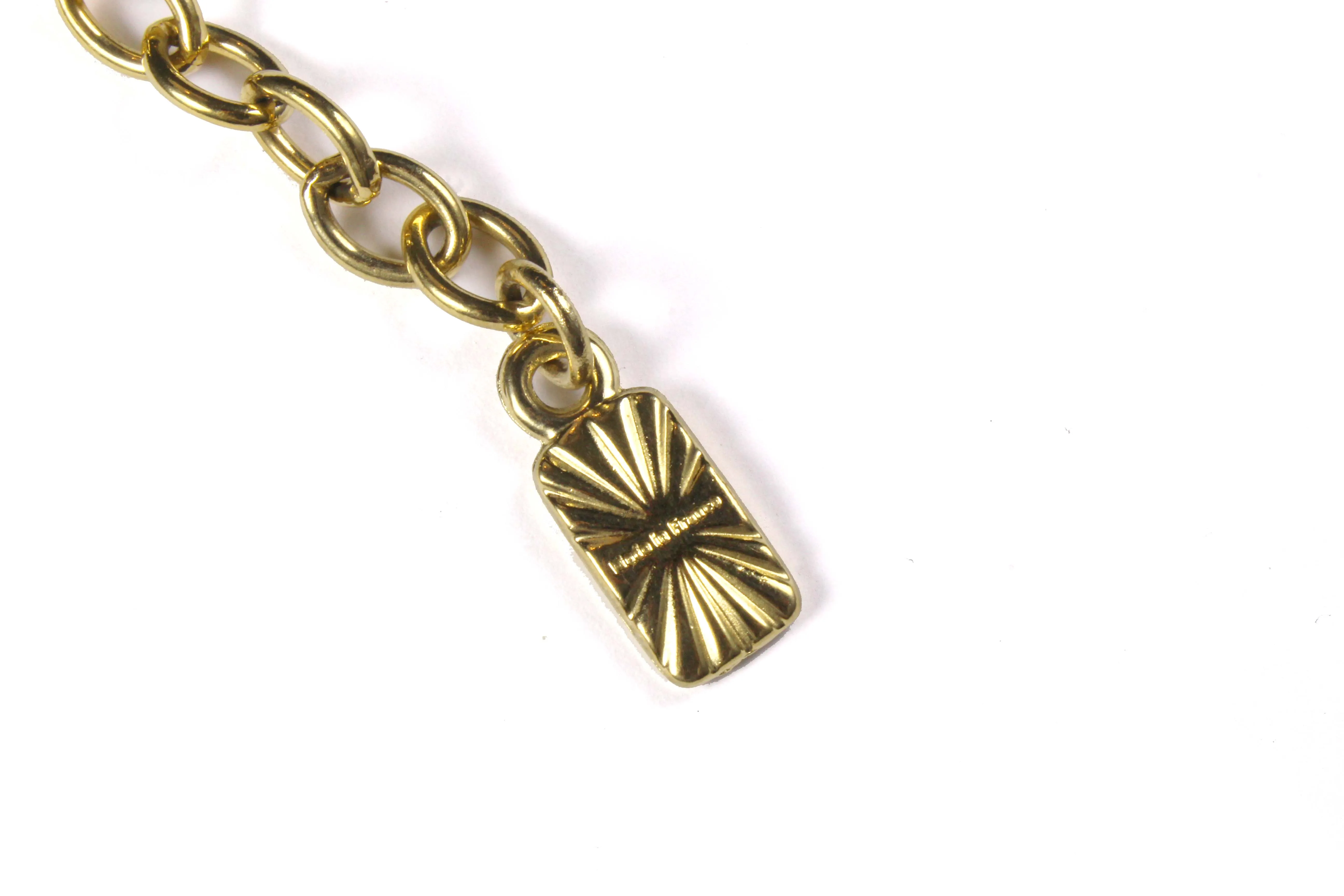 YVES SAINT LAURENT triangles necklace